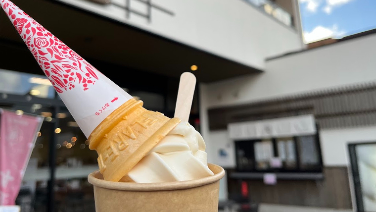 ソフトクリーム Takeout Cafe 亀屋一福@諏訪市
